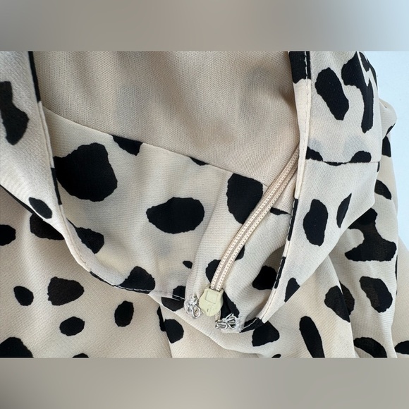 Japna Animal Print Sheer Layered Midi Skirt - Picture 9 of 9